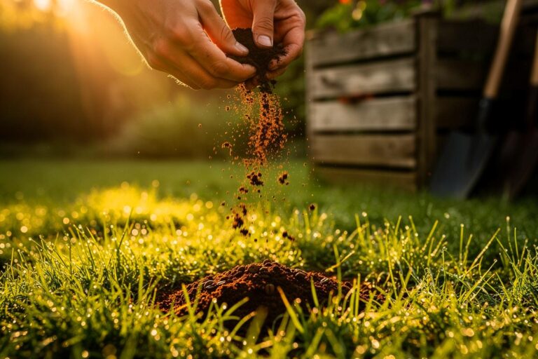 Nagłe użycie fusów z kawy na trawnikach, doświadczony ogrodnik zdradza sekret