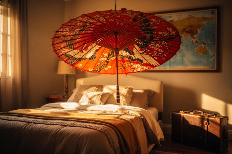 Zaskakujący trend umieszczania parasoli w sypialniach i co na to zapaleni podróżnicy